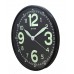 Rhythm(Japan) Silent Silky Move Glow In The Dark Wall Clock Rhythm(Japan) Silent Silky Move Glow In The Dark Wall Clock